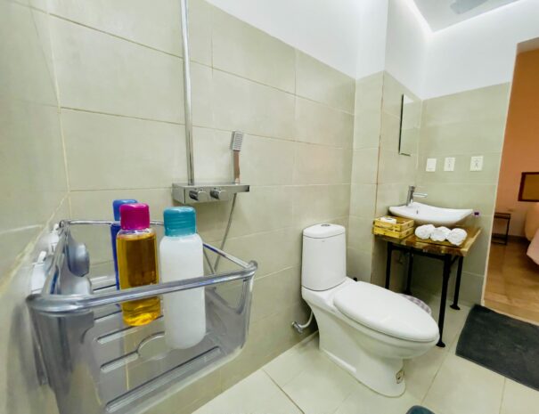 bathroom at villaverde bnb in old quarter havana, cuba