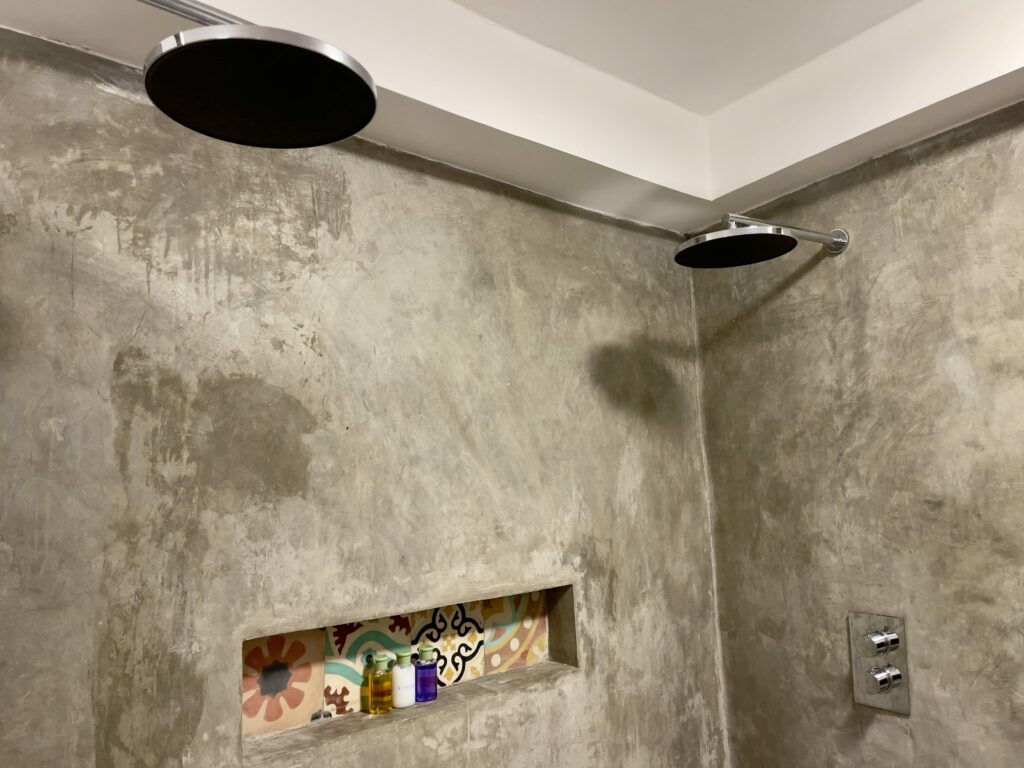 two showers at villaverde bnb, old quarter havana, cuba